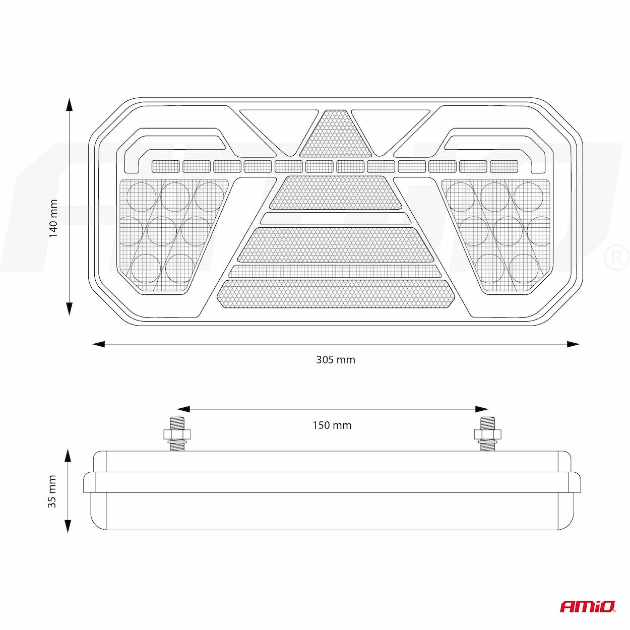 Lampa tylna zespolona LED RCL-04-L dynamiczna lewa — ujęcie 15