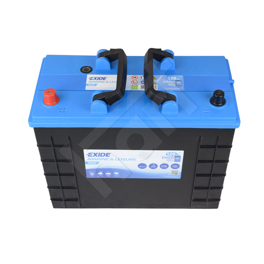 Akumulator 120 Ah 12 V 800A/EXIDE-marine ER600 — ujęcie 2