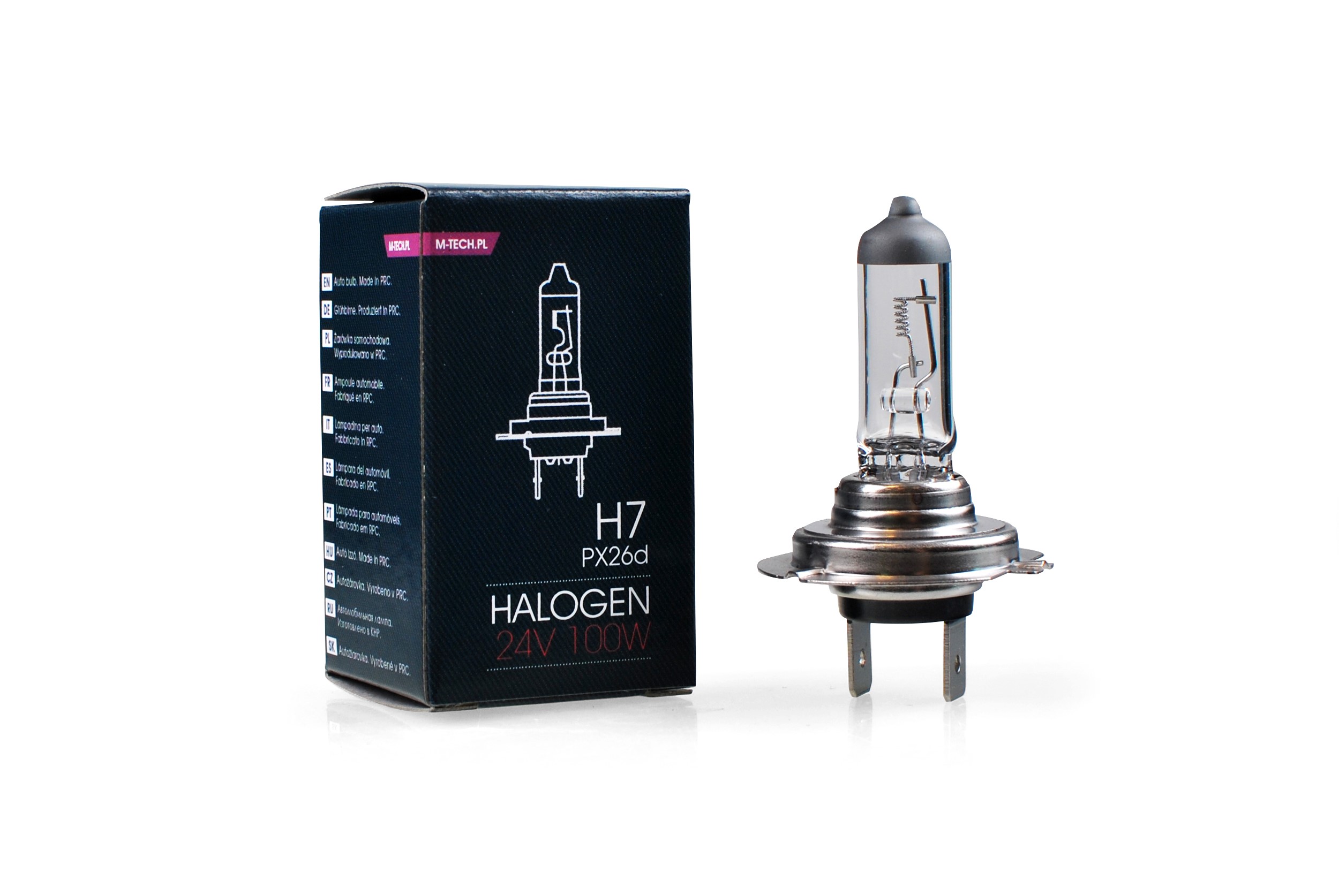 Żarówka halogenowa H7 24 V 100 W PX26D M-Tech Z979