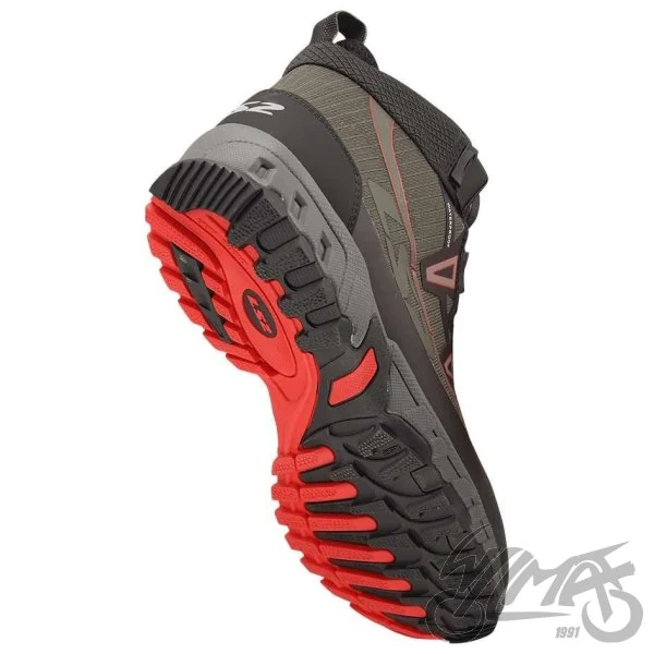 Buty motocyklowe LS2 Trekker WP — zielone, rozmiar 45 — ujęcie 4