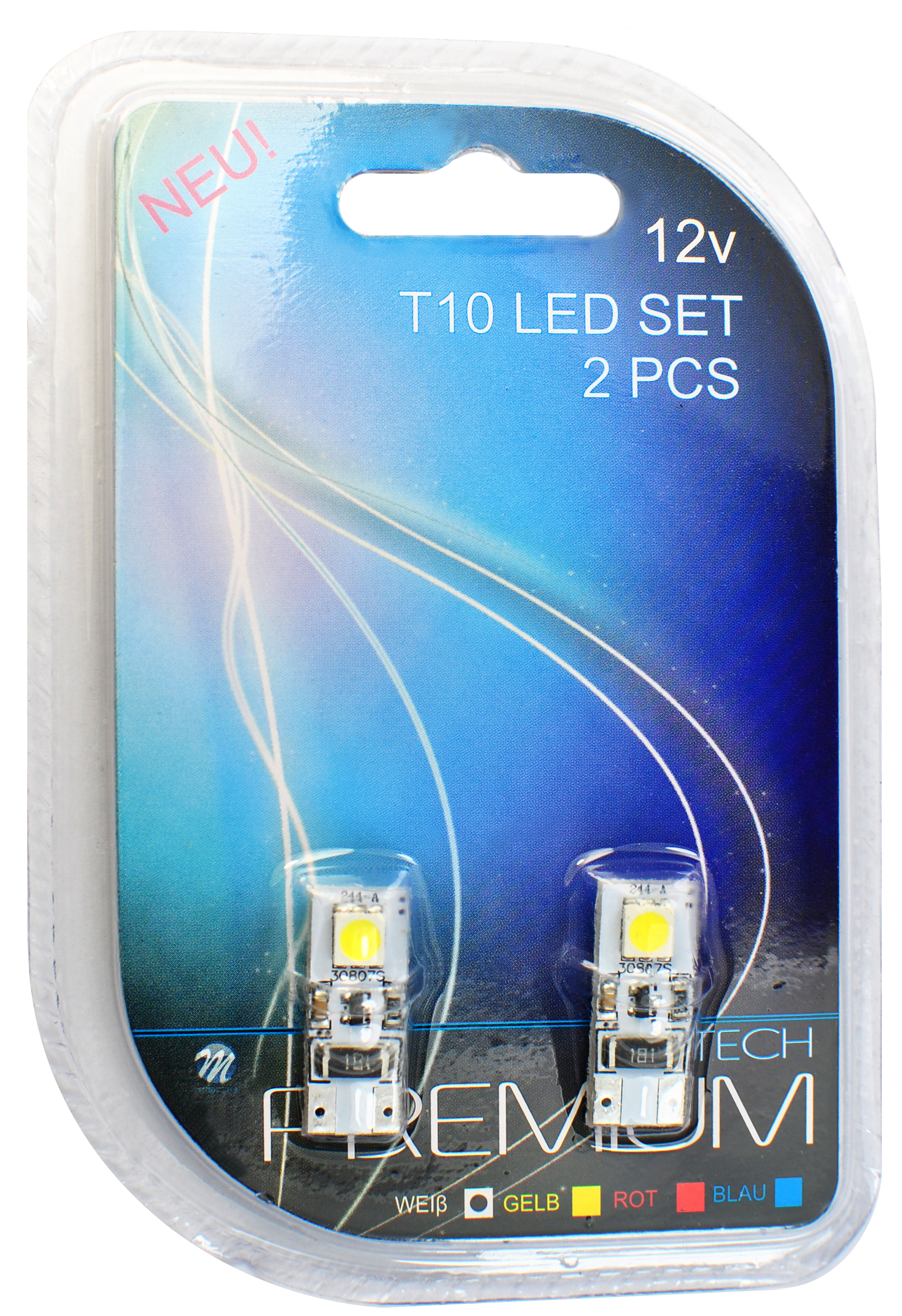 Żarówka LED W5W 1,4W12V 12SMD5050CAN2 szt. M-Tech LB301W — ujęcie 2