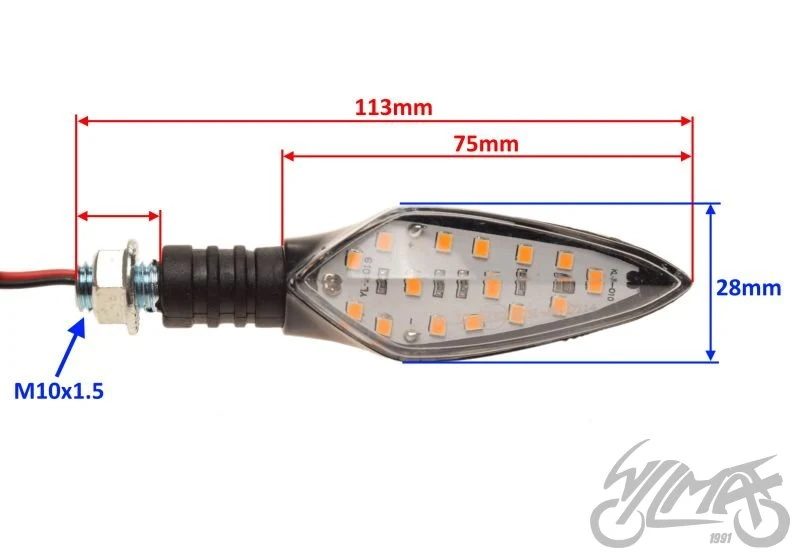 Kierunkowskazy LED AM1466 — komplet — ujęcie 2