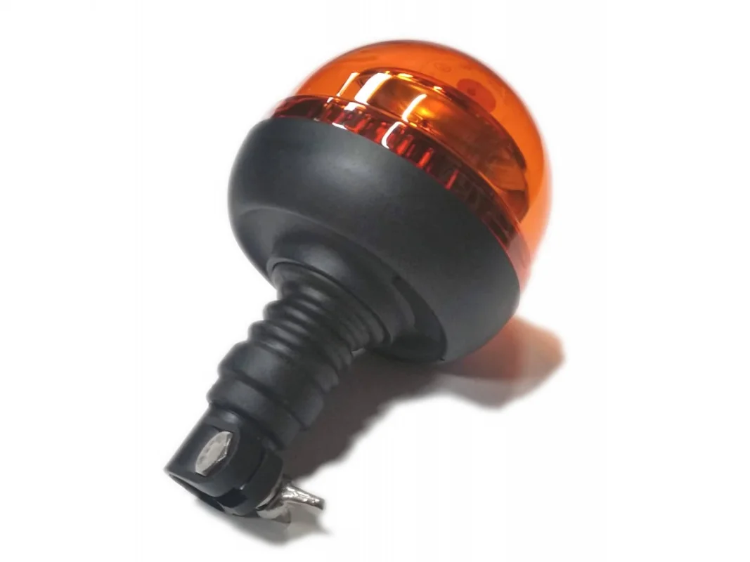 Lampa ostrzegawcza 12 pomarańczowa 45 SMD LED ECE R65 na trzpień — ujęcie 3