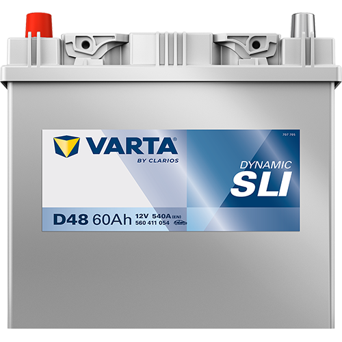 Akumulator 60 Ah 540A 232×173×225/L+ Varta 560411054K262 — ujęcie 3