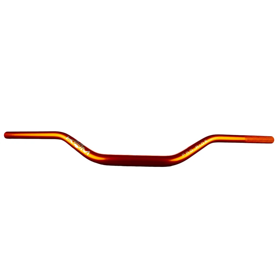 Kierownica fatbar KRM Pro Ride pomarańczowo - holo 22/28,6 mm + gąbka — ujęcie 2
