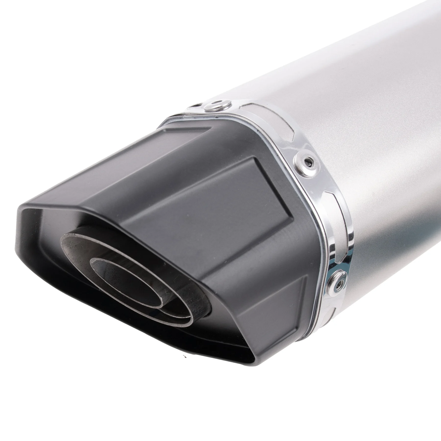 Końcówka wydechu Akrap Replika medium z-type titanium / czarna kpl. — ujęcie 1