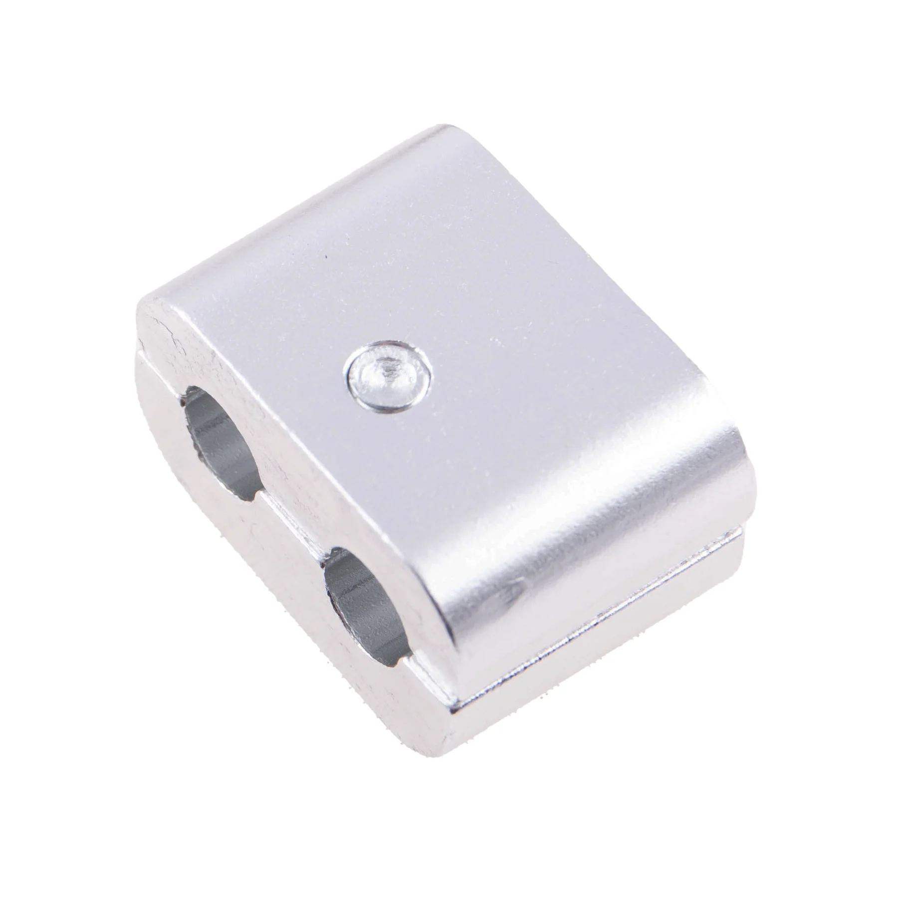 Łącznik linek uniwersalny aluminium CNC anoda srebrny Racing Force — ujęcie 2
