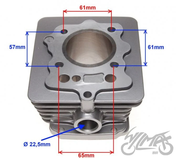 Cylinder do Loncin 125 4T 56,40 — ujęcie 2