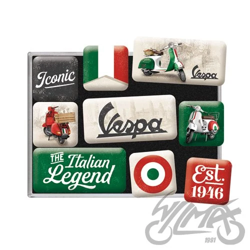 Magnes Vespa italian legend 9 szt. 83125 — ujęcie 2