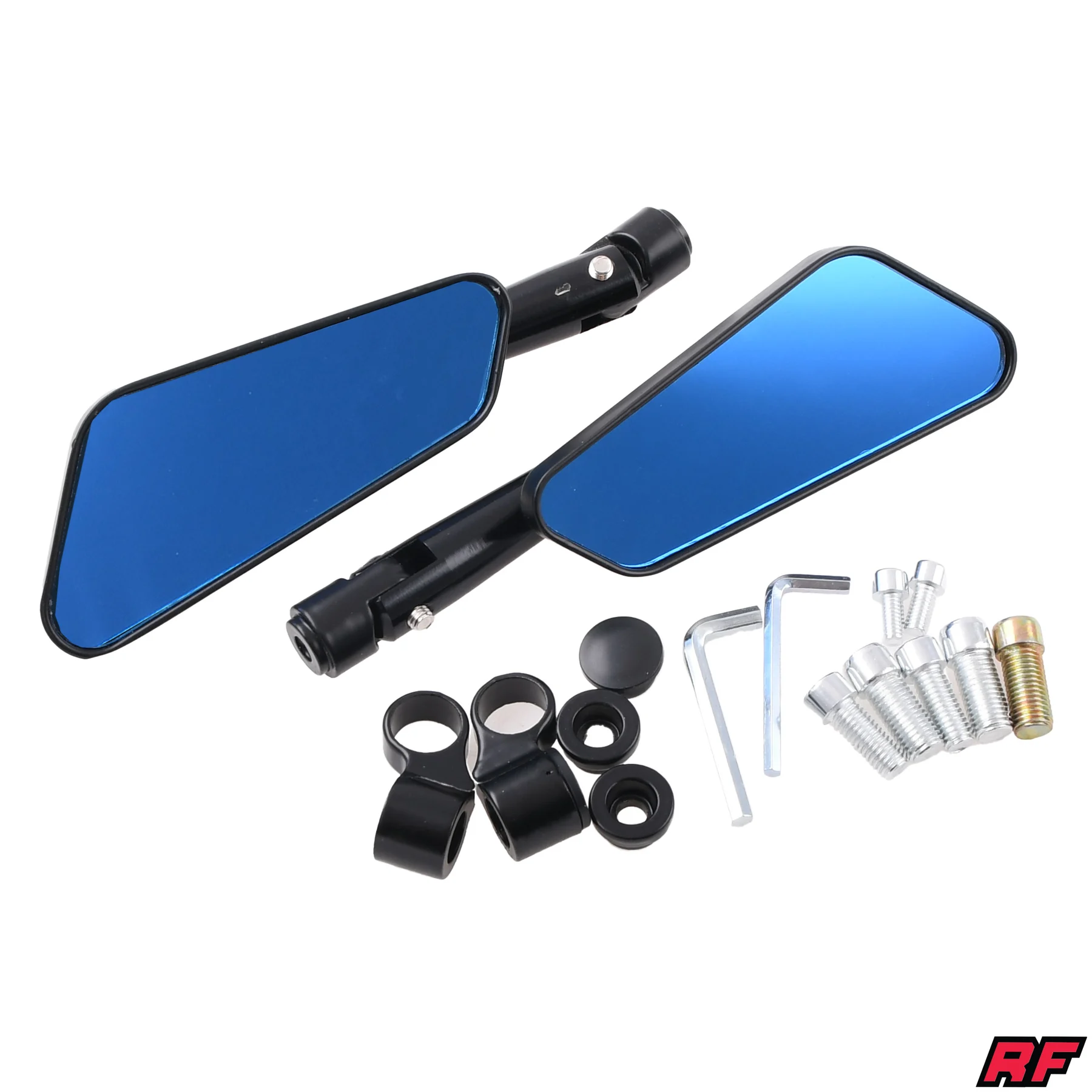 Lusterko czarne Racing Force Evo V1 kpl.