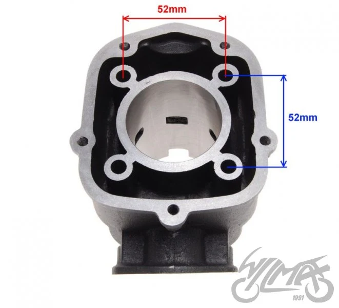 Cylinder 70 cm³ do Derbi / Aprilia D50B0 EURO 2 — AY3210 — ujęcie 2