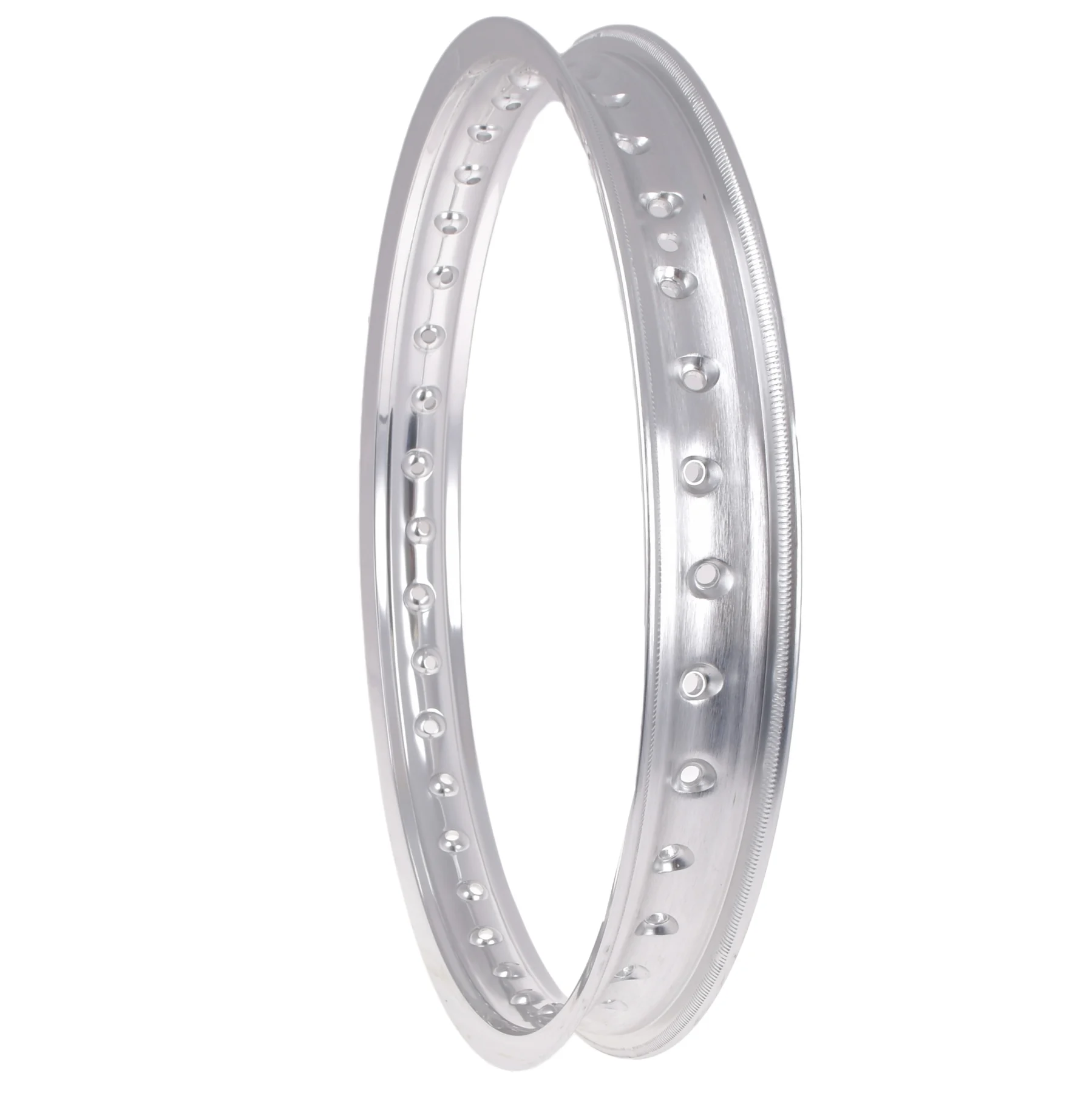 Obręcz koła Simson S53 1,60 × 17 aluminiowa polerowana MZA — ujęcie 2