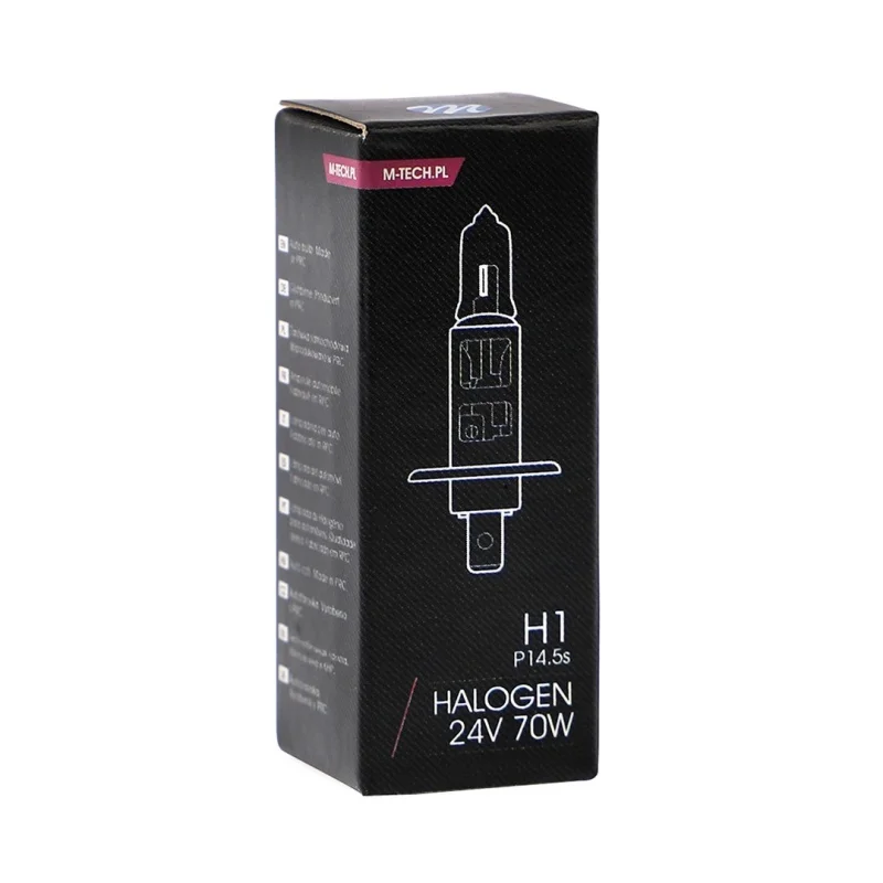 Żarówka H1 24V 70W M-TECH — ujęcie 2