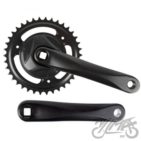 Mechanizm korbowy 1 rzędowy aluminiowa 38 z czarny — 170 mm — ujęcie 1