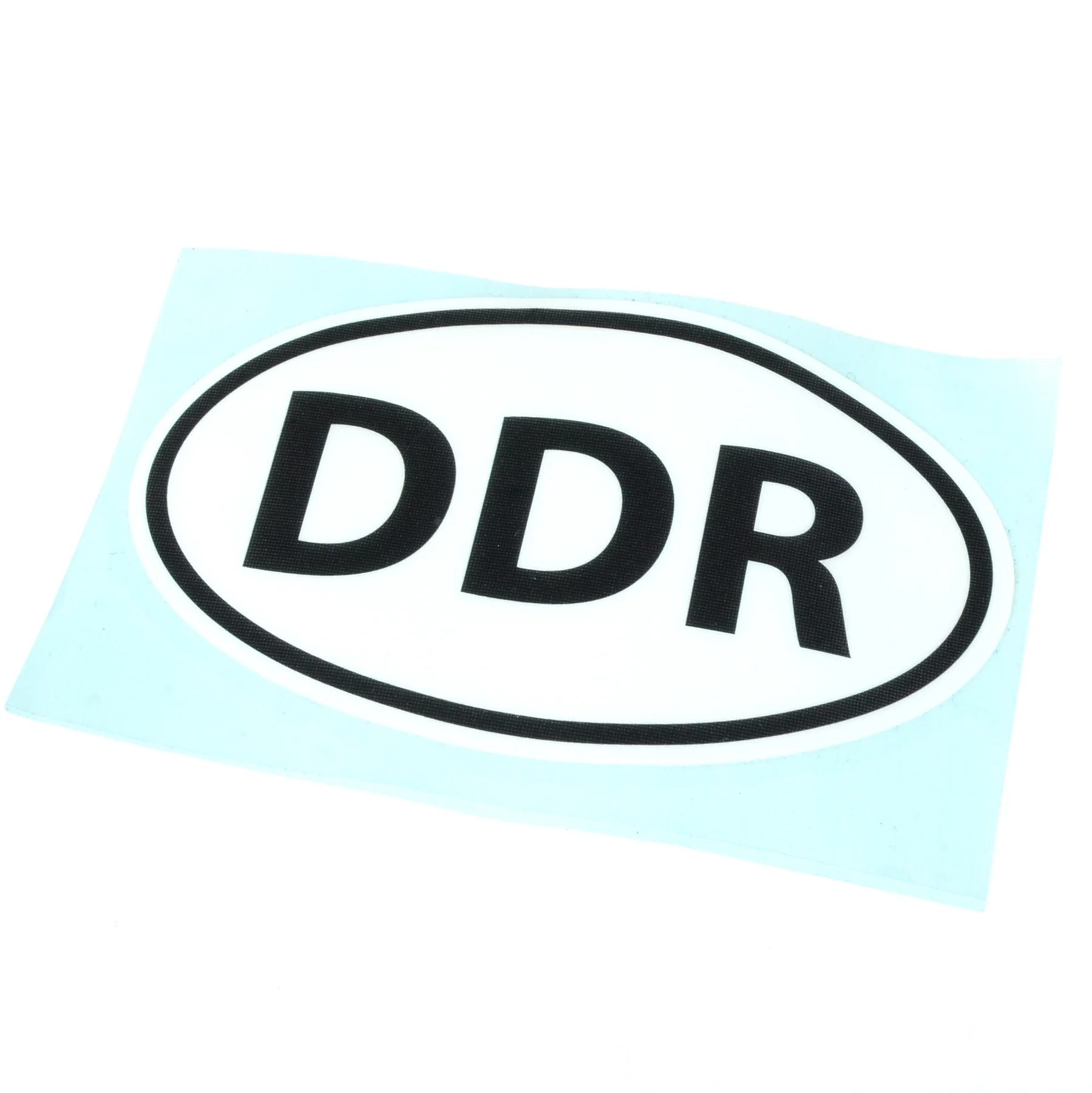 Naklejka DDR biała