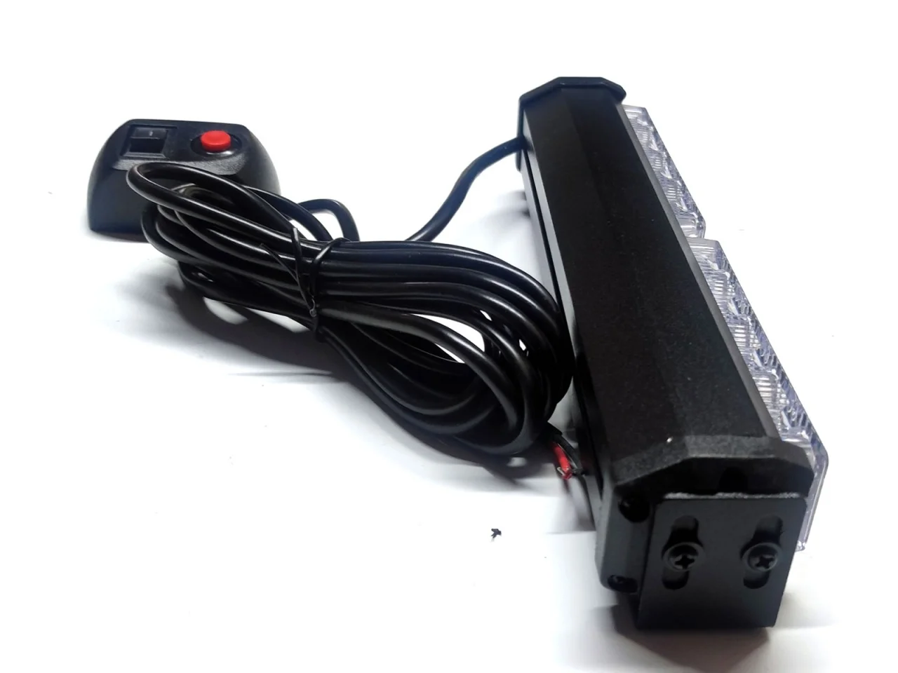 Światła stroboskopowe / stroboskopy ostrzegawcze 8 LED 12/24V 32W czerwono-nienieskie — ujęcie 4
