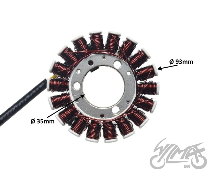 Stator 18 cewek do Kawasaki KLX 250S SF 2009–2014 — ujęcie 2