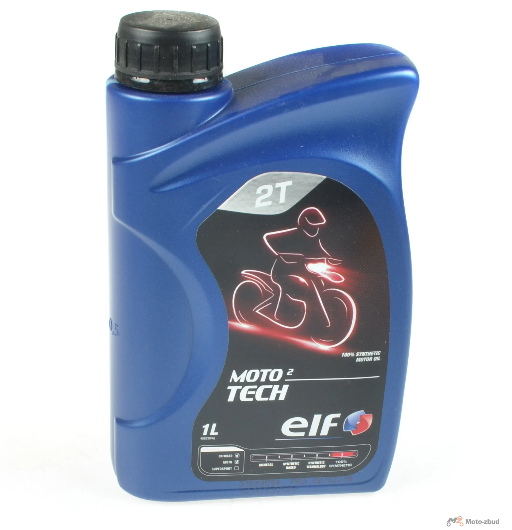 Olej ELF MOTO tech 2T 1 l 100% syntetyk