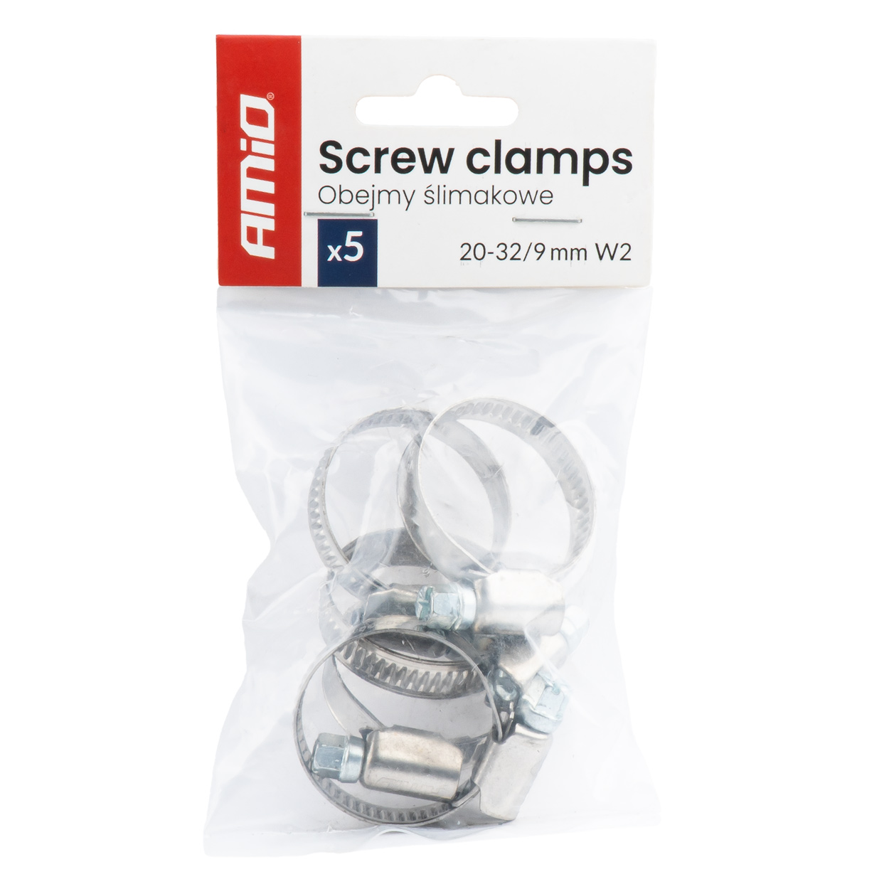 Obejma ślimakowa 5 szt. 20–32 mm/9 mm W2 — ujęcie 3