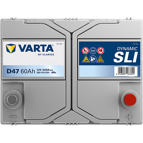 Akumulator 60 Ah 540A 232×173×225/P+ Varta 560410054K262 — ujęcie 4