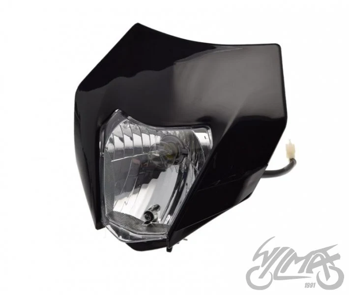 Czarna owiewka przednia z reflektorem BA20D — AW2362 — ujęcie 1