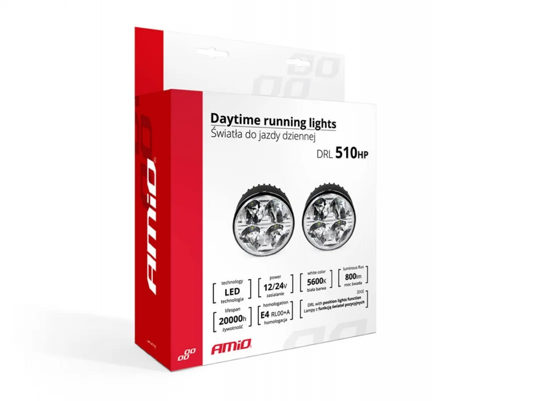 Lampy dzienne diodowe 4 HP LED AMIO by NSSC 510HP — ujęcie 4