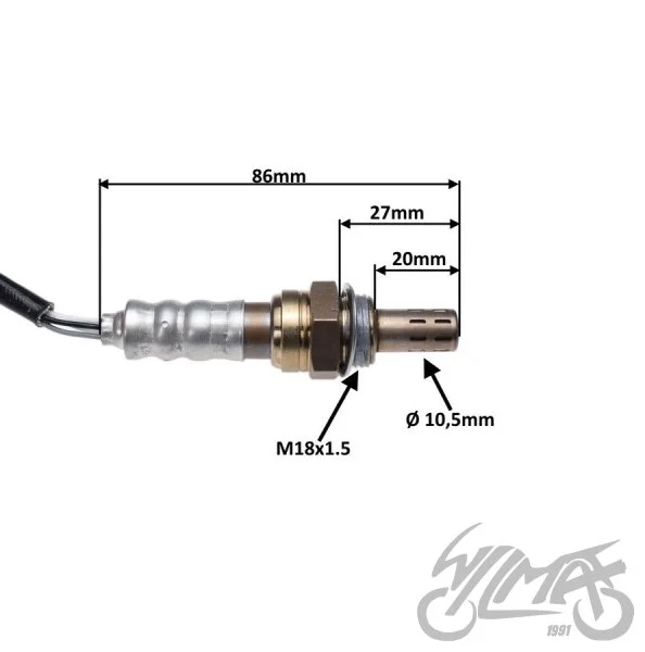 Sonda lambda czujnik tlenu do Honda xmax — ujęcie 2