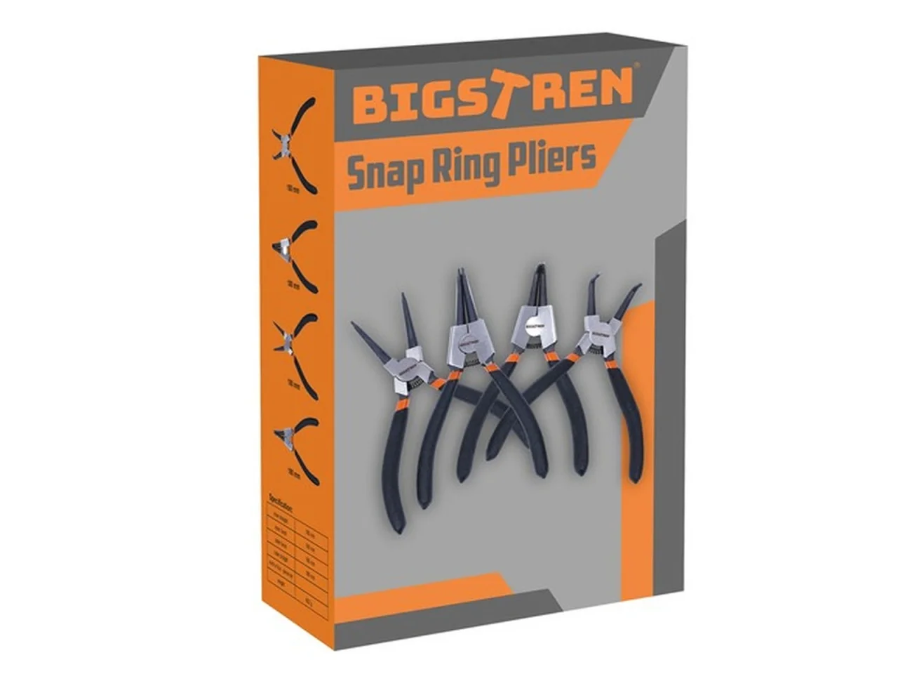 Szczypce Segera do pierścieni 4 szt. Bigstren — ujęcie 6