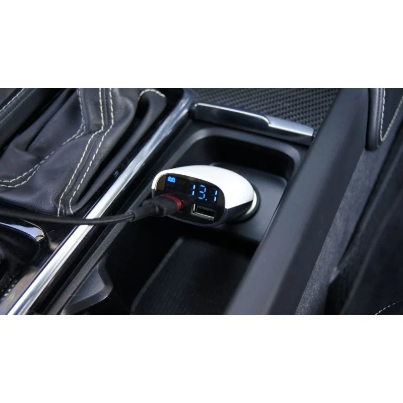 nr. kat. A304517 ŁADOWARKA 2xUSB WOLTOMIERZ ALARM NISKIEGO NAPIĘCIA 8-30V 2xUSB 3.4A +ALARM — ujęcie 3