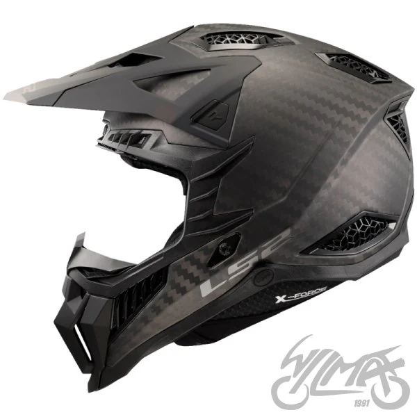 Kask LS2 MX703 C X-Force Fim Matt Carbon — rozmiar M — ujęcie 2