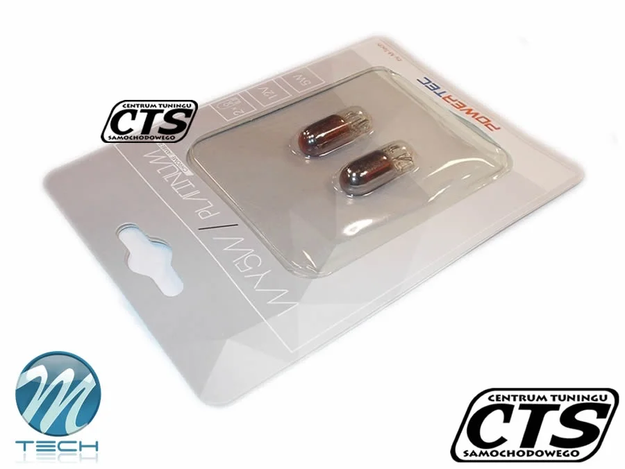 Żarówka WY5W T10 12V PowerTec CHROME / AMBER (2szt.) — ujęcie 2