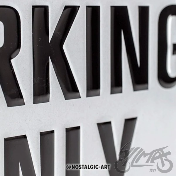 Tablica plakat 20 × 30 BMW parking only 22241 — ujęcie 3
