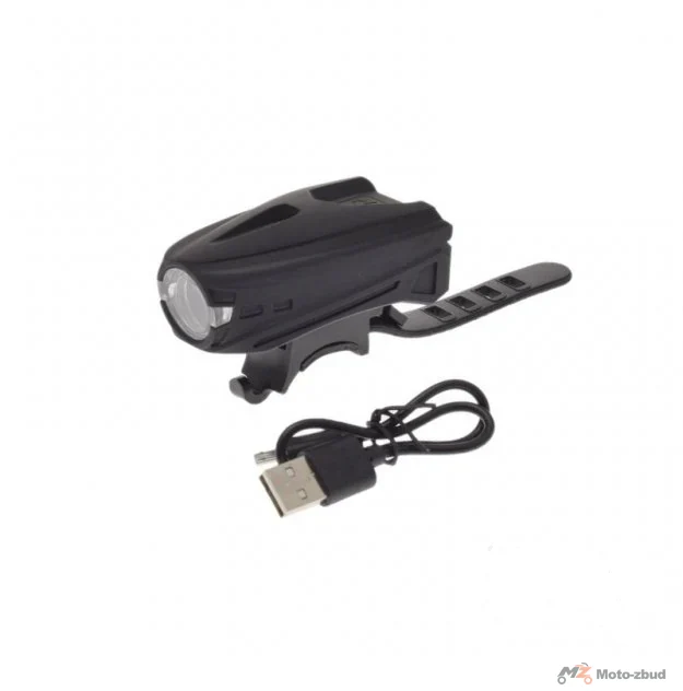 Lampka rowerowa przednia 1 LED 250 lm