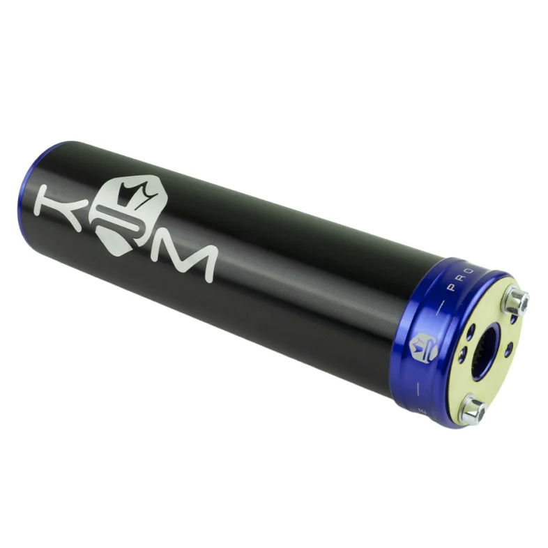 Końcówka wydechu KRM Pro Ride aluminium czarno ciemno niebieska 90-110 cm³ — ujęcie 2