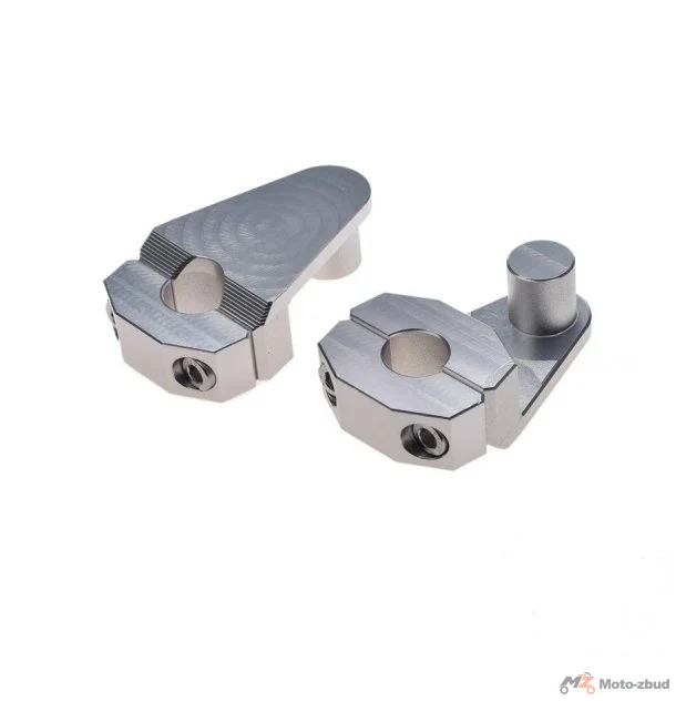 Podwyższenie kierownicy 22,2 / 22 mm o 60 mm, srebrne — AW5139S — ujęcie 3