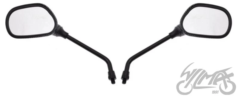 Lusterka owalne MP101-L, wzór carbon — M10 × 1,25, para — ujęcie 2