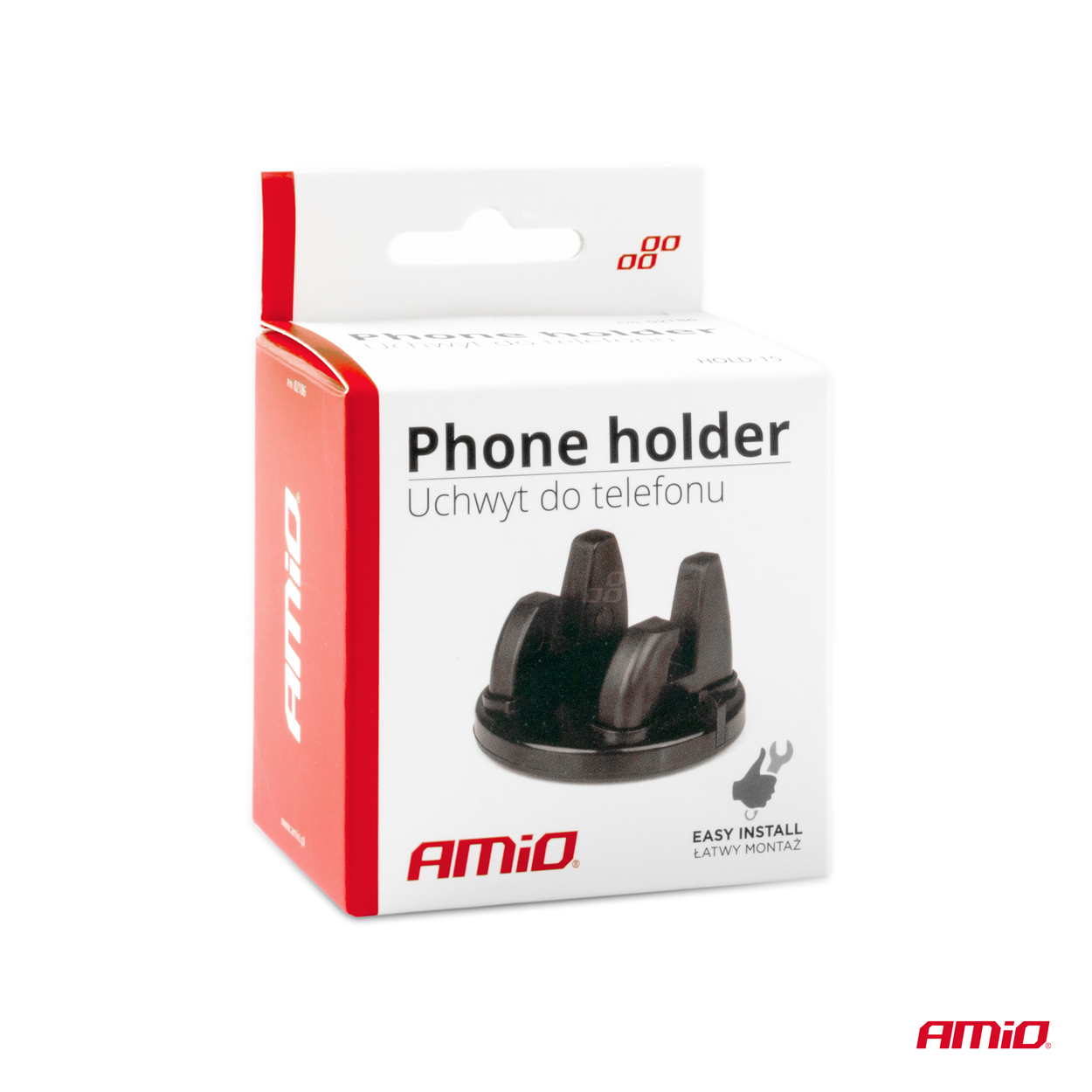 Uchwyt na telefon do samochodu auta obrotowy 360° HOLD-15 — ujęcie 5