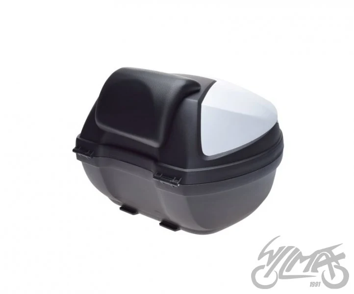 Kufer 32 l do Niu M1 / N1 / M+ — biało-czarny — ujęcie 3