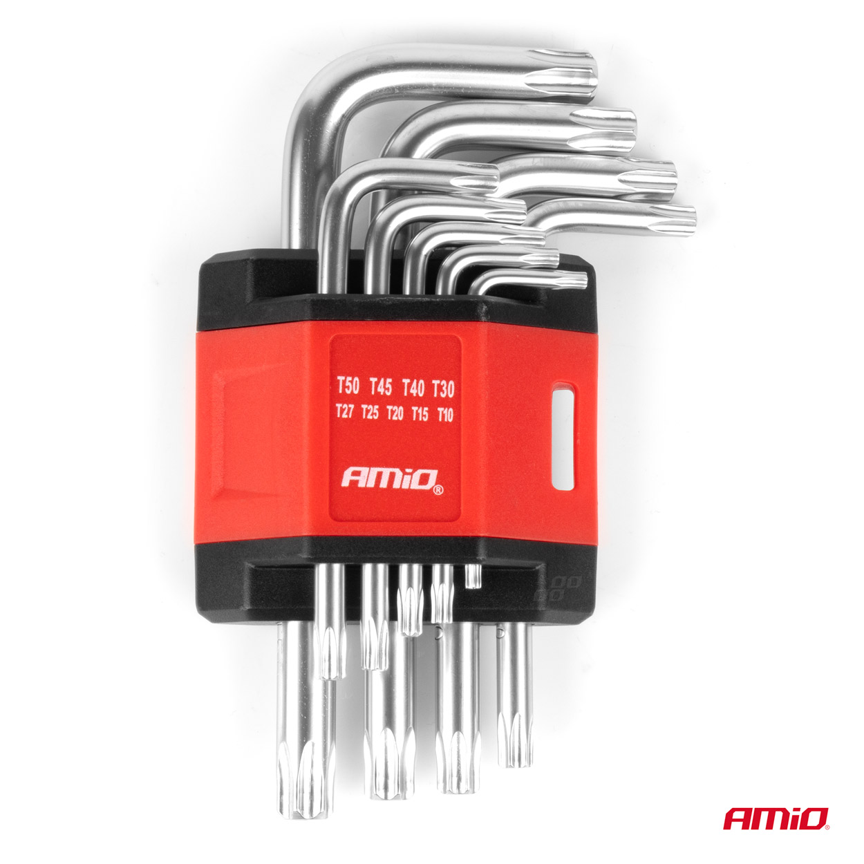 Klucze TORX krótkie CRV 9 szt. — ujęcie 2