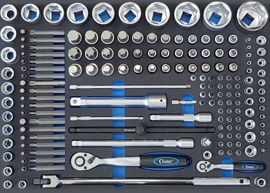Wózek narzędziowy wyposażony 390 elementów Truck CONDOR TOOLS WT.7029-1 — ujęcie 2