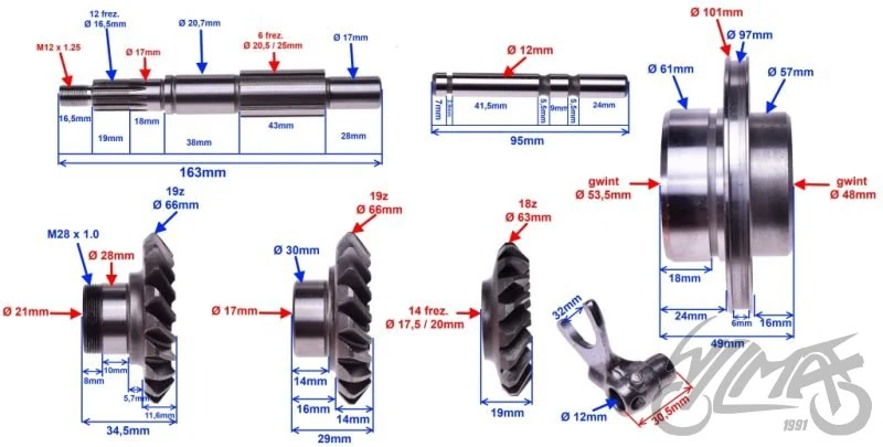 Przekładnia kątowa ATV 250 Bashan BS250S-5 — ujęcie 2