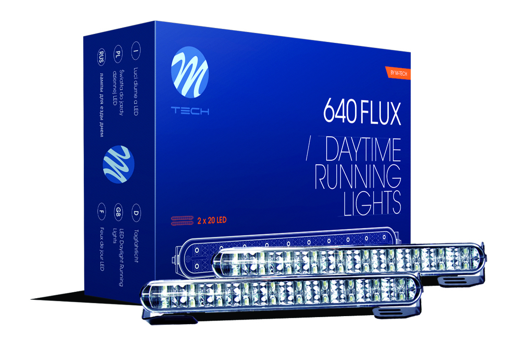 Światła do jazdy dziennej LED 640 flux M-Tech LD640 — ujęcie 2