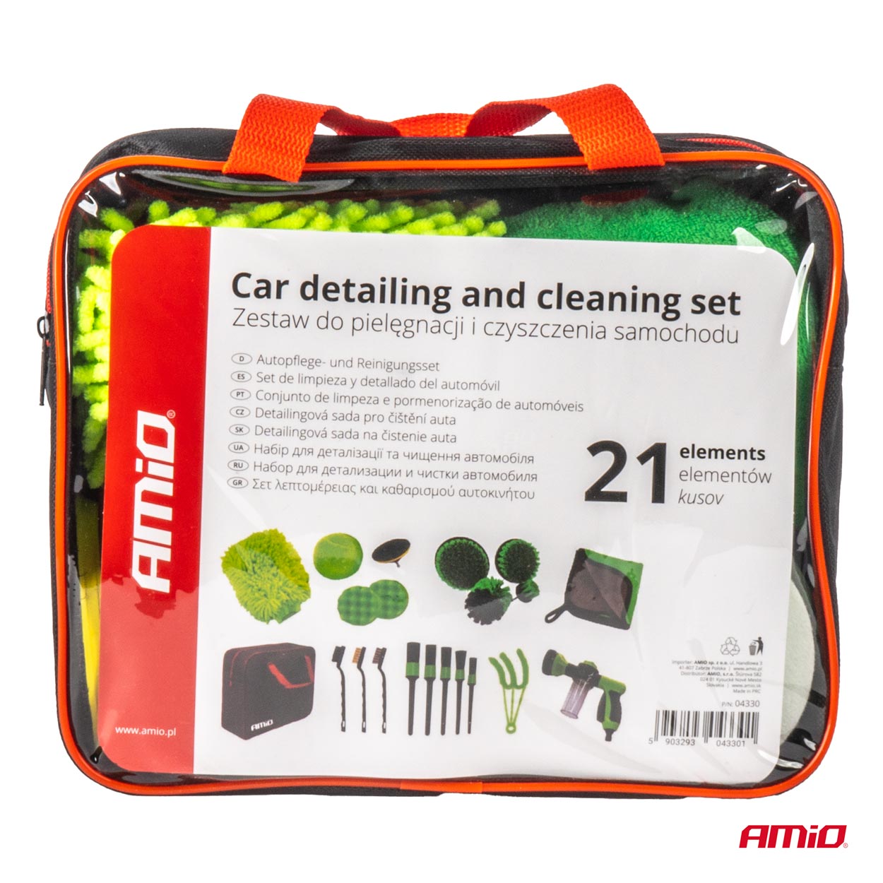 Zestaw detailingowy do czyszczenia samochodu auto detailing 21 elementów — ujęcie 11