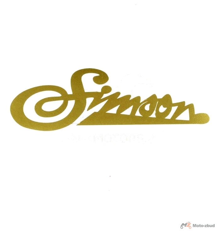 Naklejka Simson złota ORG