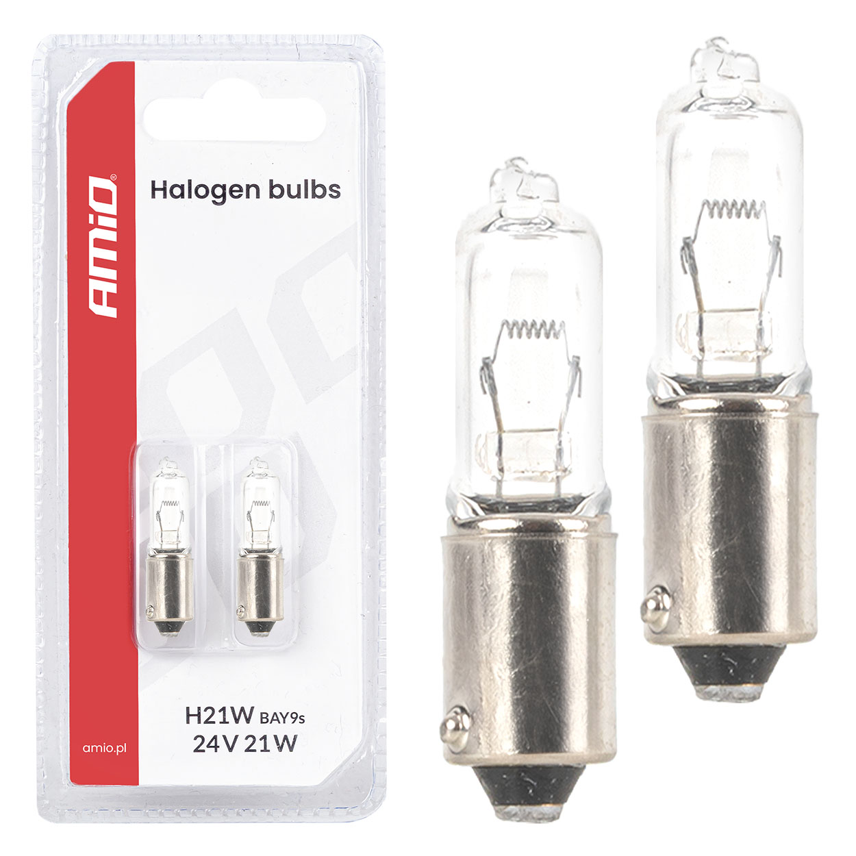 Żarówka halogenowa H21W 24 V 21 W BAY9S