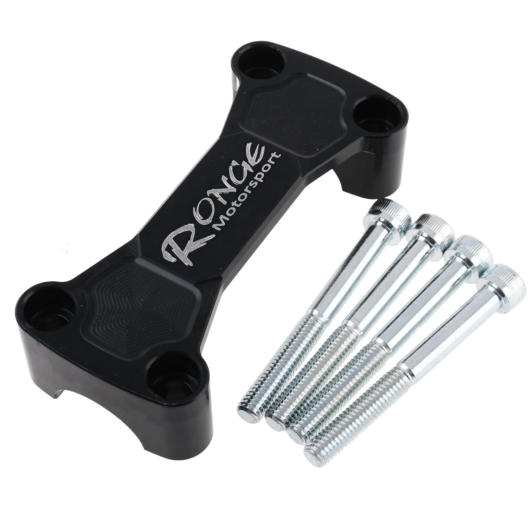 Zacisk kierownicy Simson aluminium CNC czarny Ronge — ujęcie 2