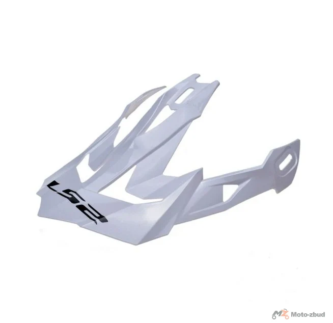 Daszek kasku MX700 glitter white