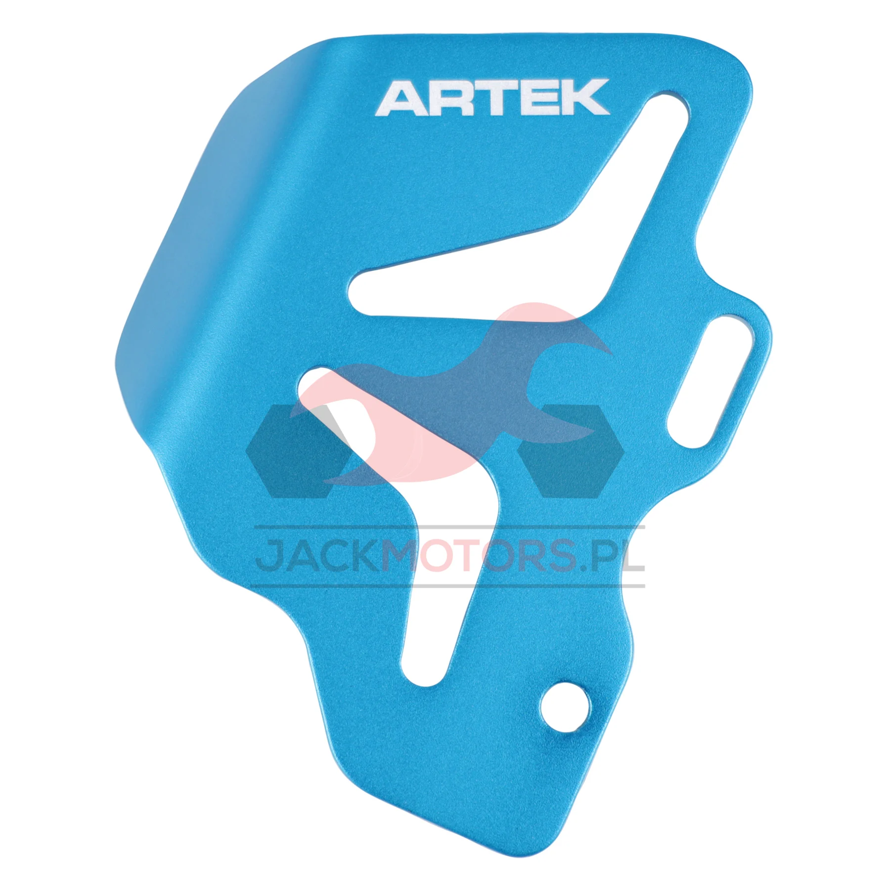 Osłona zacisku hamulca Artek aluminium CNC niebieska — ujęcie 1