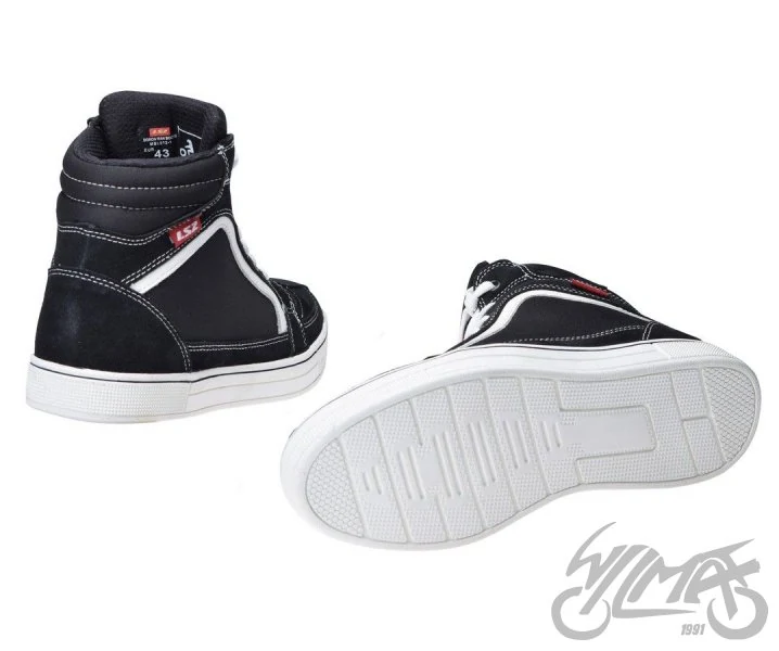 Buty motocyklowe LS2 Doron — biało-czarne, rozmiar 42 — ujęcie 2