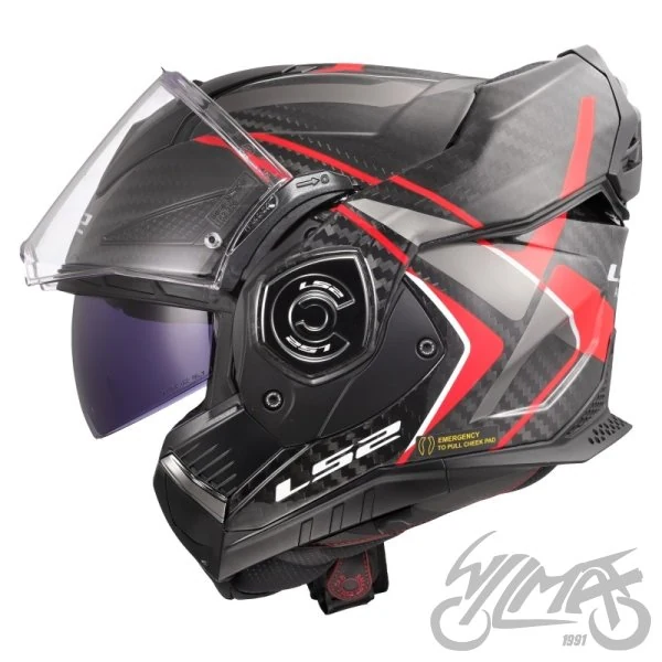 Kask LS2 FF901 Advant X C Future II Red — rozmiar L — ujęcie 3
